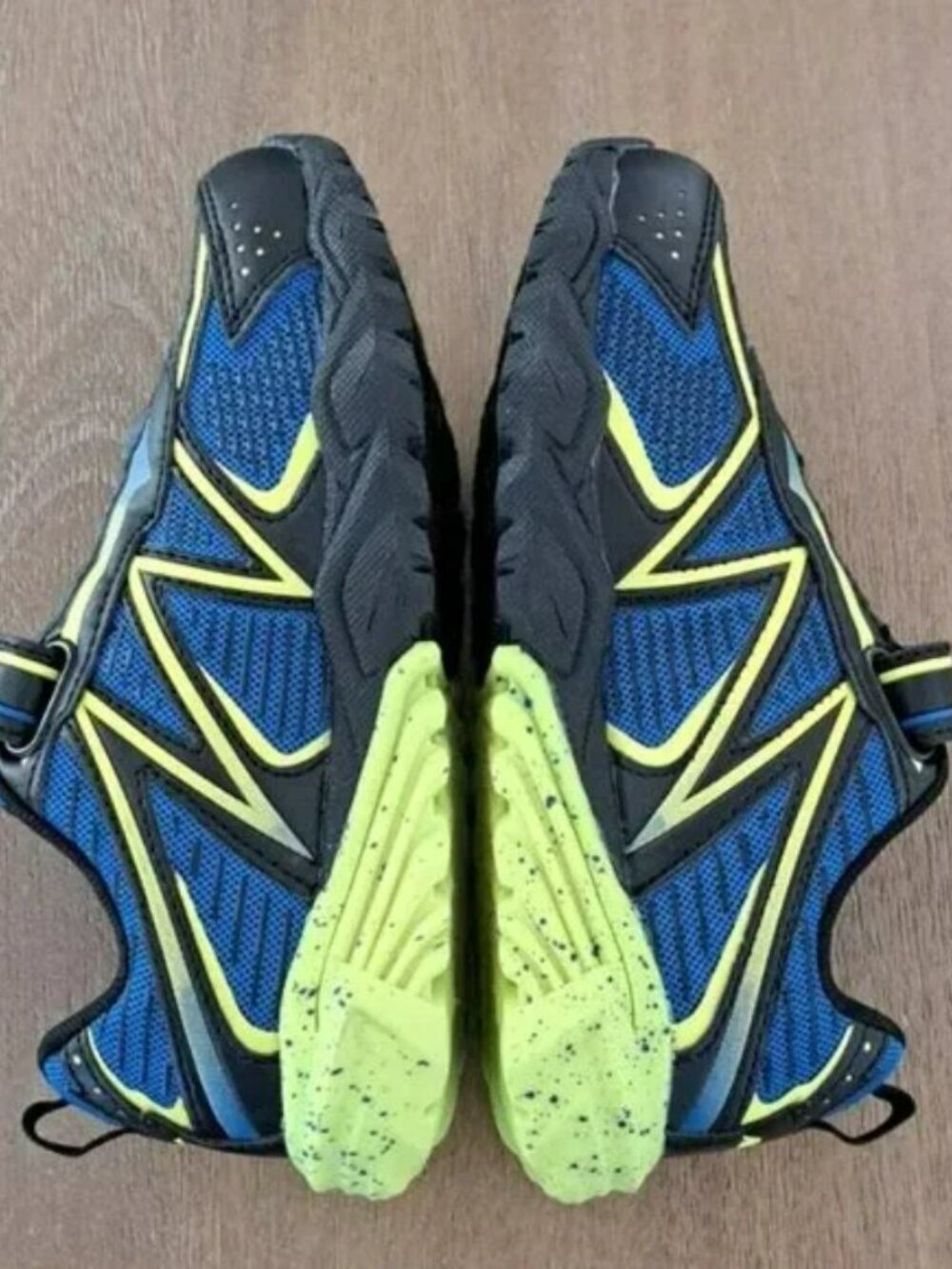 Avia Kids' Avi-Force II Sneaker - Color: Black/Electric Blue/Highlighter Lime - Picture 5 of 9